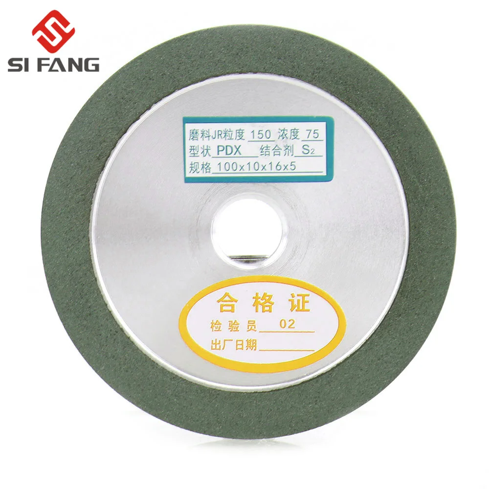 1Pcs 100-150mm Diamond Grinding Wheel Cup Grinding Circle for Tungsten Steel Milling Cutter Tools Sharpener Grinder 150-400Grits