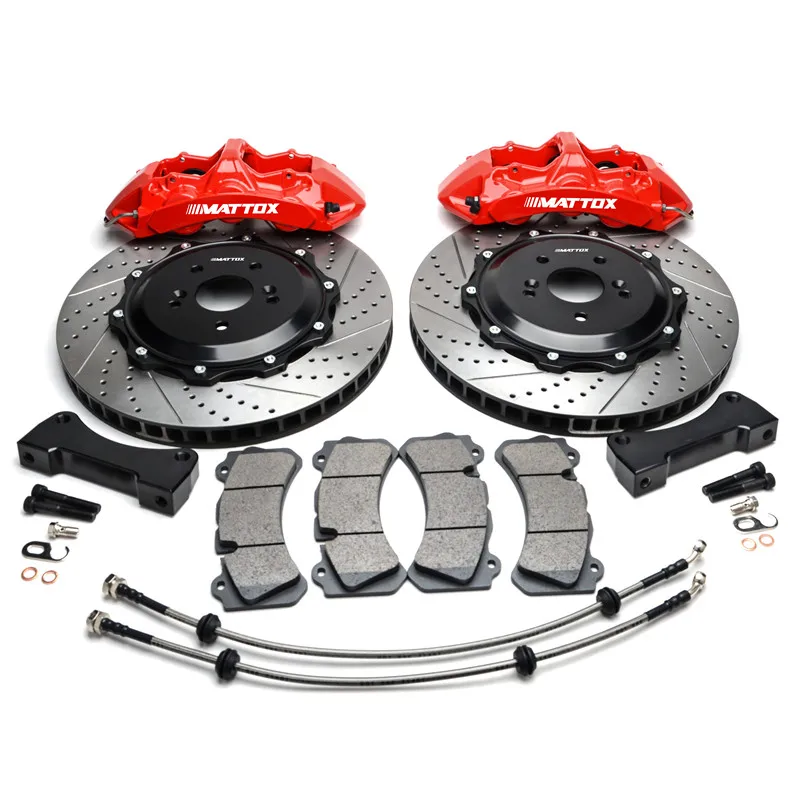 Big Brake Kit Front 6piston Caliper with Rotor 378x32mm Rear 4piston with Rotor 355x28mm ForBMW 530D F07  2010-2019 19inch Wheel