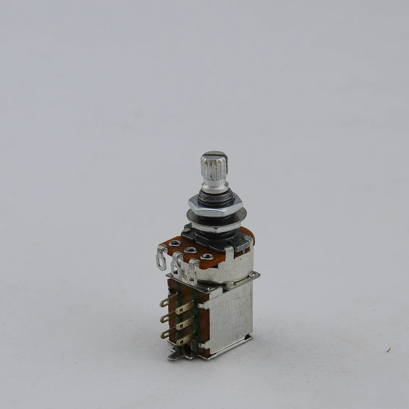 【Made in Korea】1 Piece Alpha  Push Pull  Potentiometer(POT)  For Electric Guitar Bass  25K/B50K/250K/500K Guitar Accessories