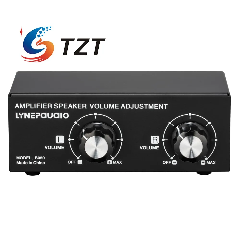 

TZT B050 Passive Speaker Volume Control Independent Volume Adjuster For Left And Right Channels