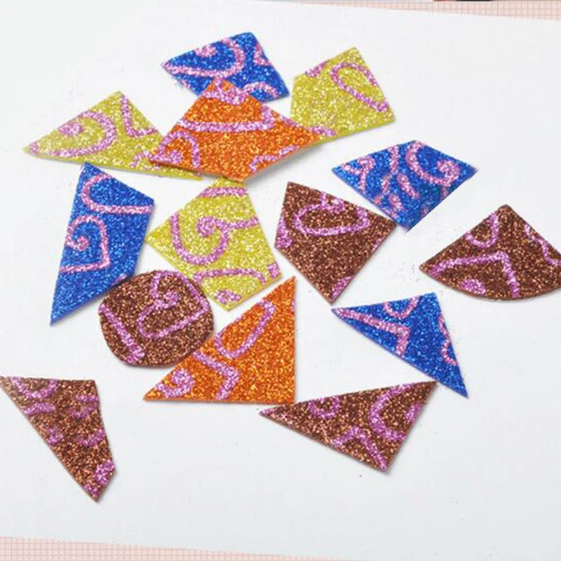 10PC Flash Dikke Spons Papier Met Rubber Poeder EVA Foam Papier DIY Papier Ambachtelijke Scrapbooking Papier Origami Decorate