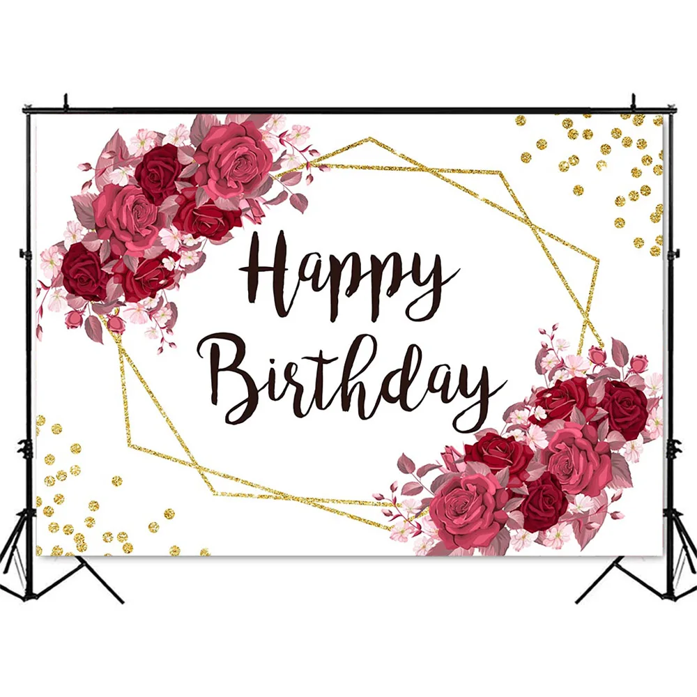 خلفية لصور النساء البالغات لحفلات أعياد الميلاد وزهور النبيذ الأحمر خلفية لصور المكالمات المصورة بنقاط لامعة ذهبية وخلفيات للصور