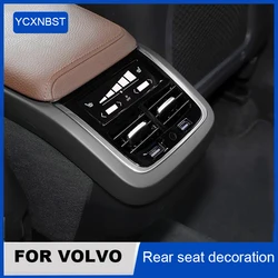 Car styling for volvo xc90 xc60 s90 v90 s60 v60 after the outlet is decorated with USB charging LED Purify Air light fan