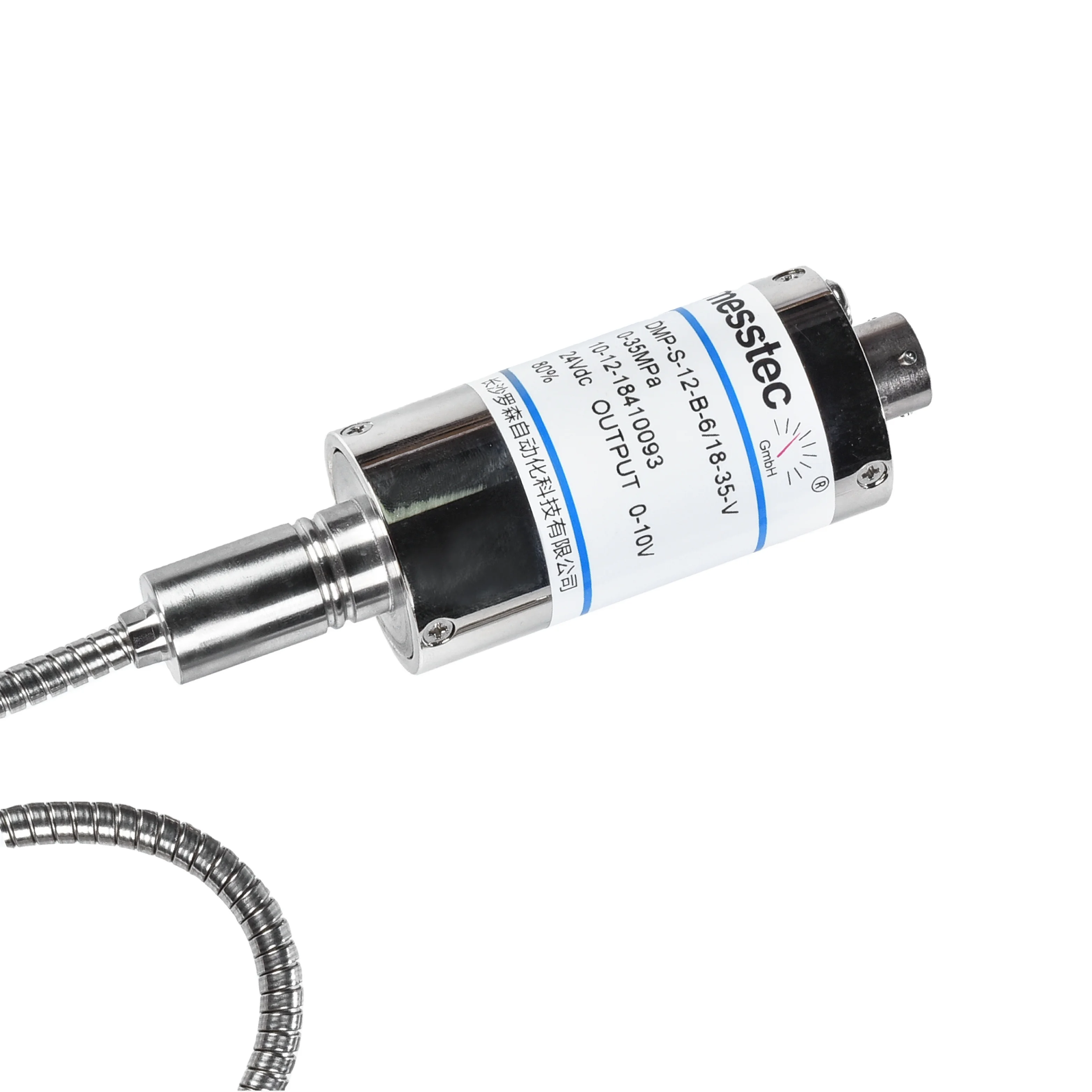 High Precision 4-20mA,0-10V 0-3.5MPa...0-150MPa Temperature Sensor Flexible Stem Melt Pressure Transducer Transmitter