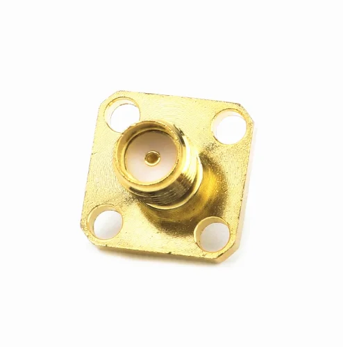 20pcs SMA Female Chassis Panel Mount 4 Hole Flange Post Terminal RF Coaxial Connector Adaptors