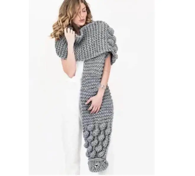 Fashion women scarf Korean wool female student long thick warm knitting winter red black Pink scarf