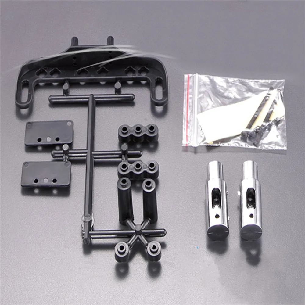 

Durable Racing Car Exhaust Pipe License Plate Frame for 1/10 RC Drift Car Accessories Parts