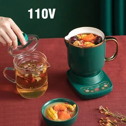 110V Electric Kettle Mini Stew Cup Household Office Health Preserving Pot Small Tea Pot Boiled Water Kettle Multicooker Teapot