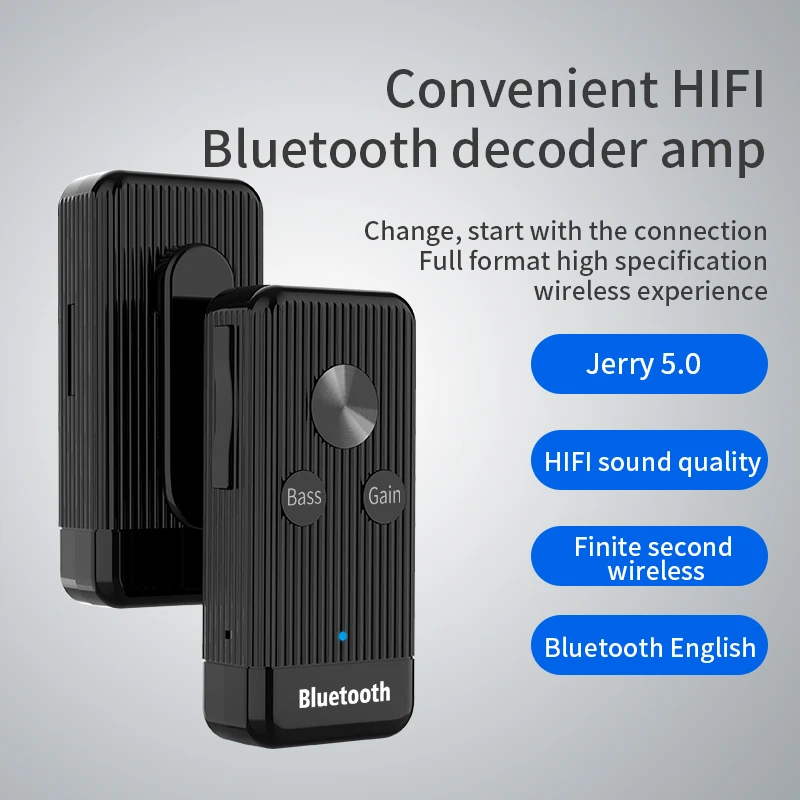 

Car Bluetooth receiver/Bluetooth Audio Adapter /Portable wiereless audio receiver / Bluetooth receiver Bass noise reduction