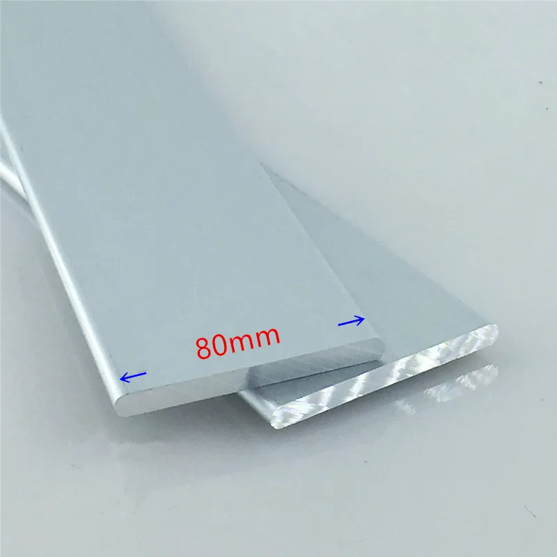 

6063-T5 Aluminium plate 6mmx80mm length 250mm aluminum alloy oxidation thickness 6mm width 80mm customize cut metal work