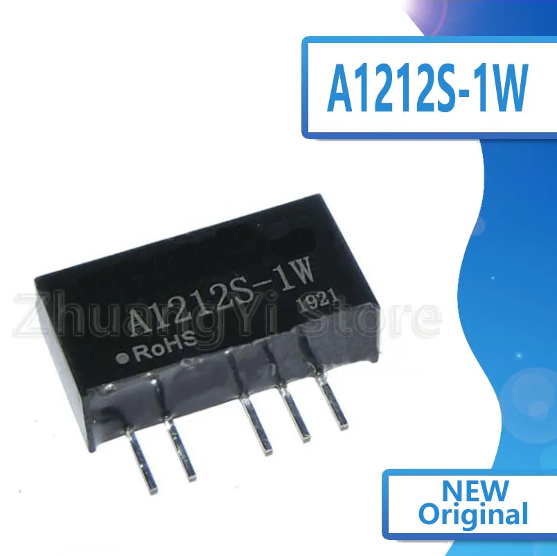 1 pz/lotto di Marca nuovo originale A1212S-1W singolo chip isolato di alimentazione 12V girare positivo e negativo 12V