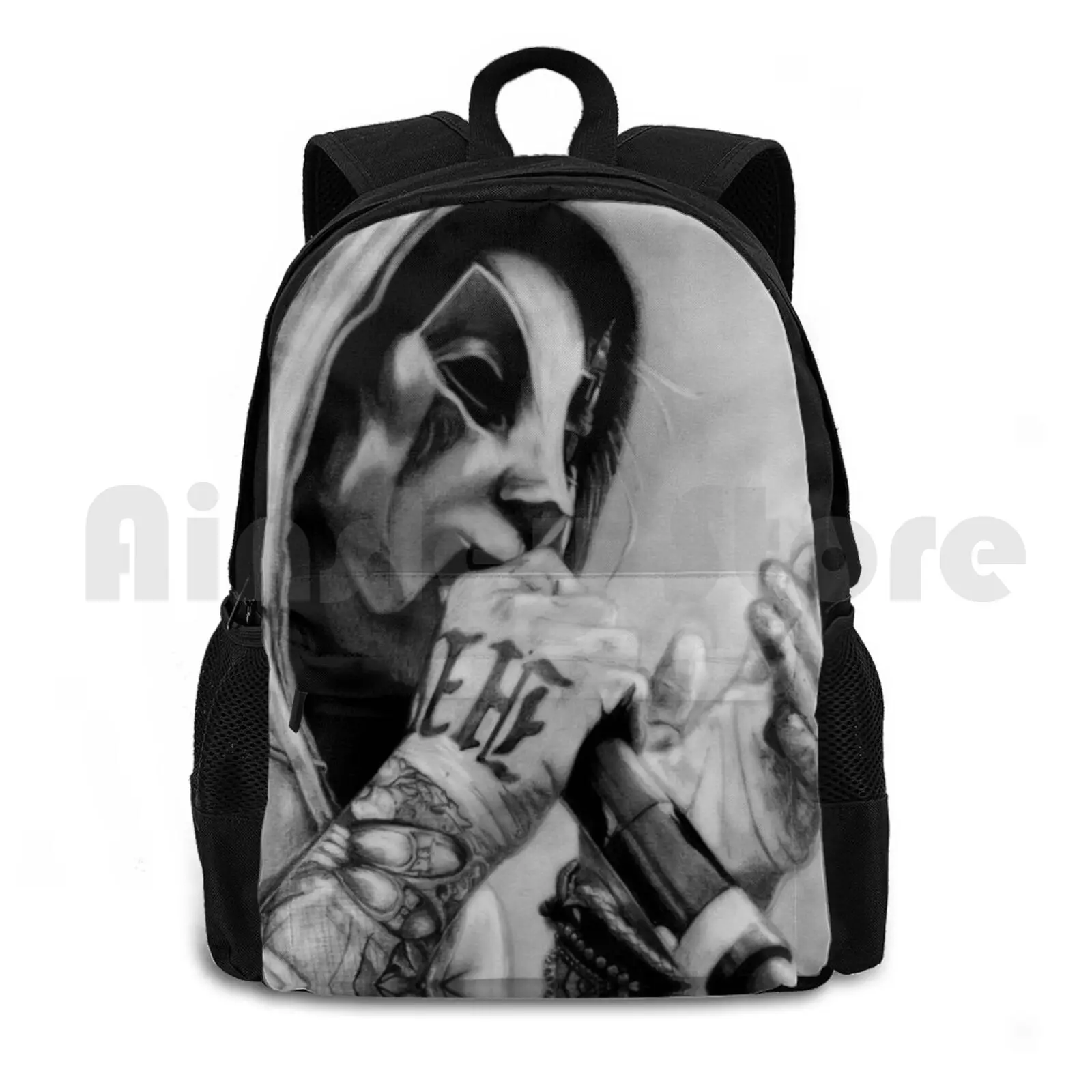 Hollywood Undead Danny Outdoor Hiking Backpack Waterproof Camping Travel Hollywood Undead Hu Band Music Hu4l Artist