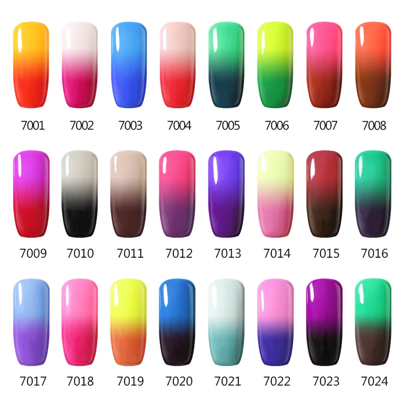 Clou Beaute Thermo Change Nail Gel Primer Gel Varnish Soak Off UV LED Gel Nail Polish 48 Colors esmaltes permanentes de uv y led