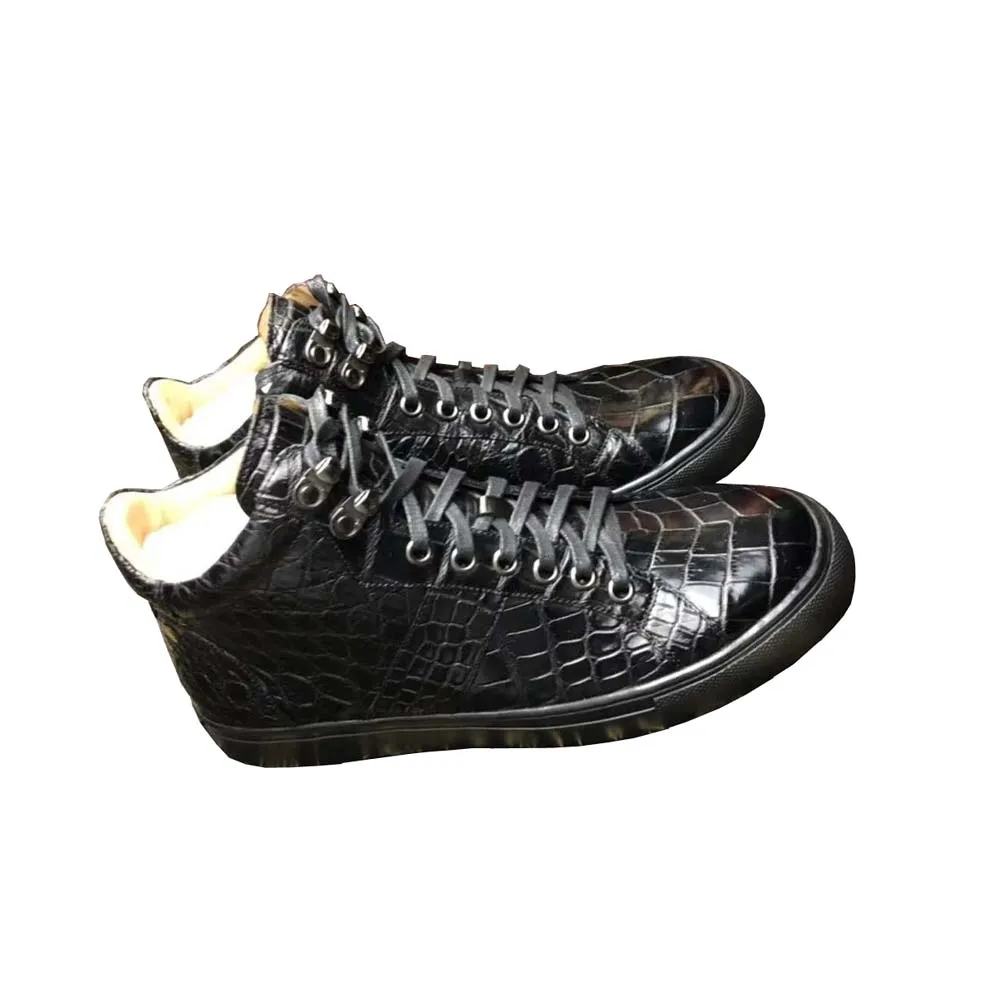 chue men boots men crocodile shoes  crocodile leather shoes men boots