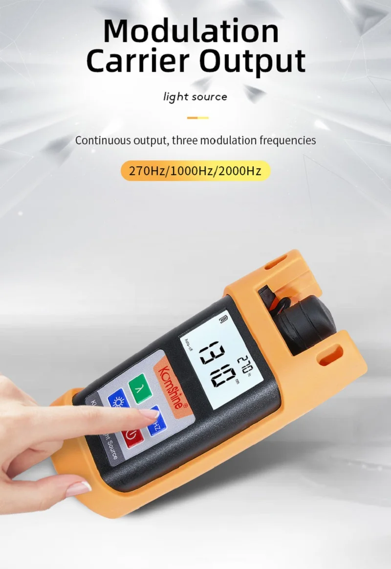 Imagem -02 - Komshine-fonte de Fibra Óptica Laser com Conector sc Fonte de Luz Óptica 1310 1550nm Kls25m-s