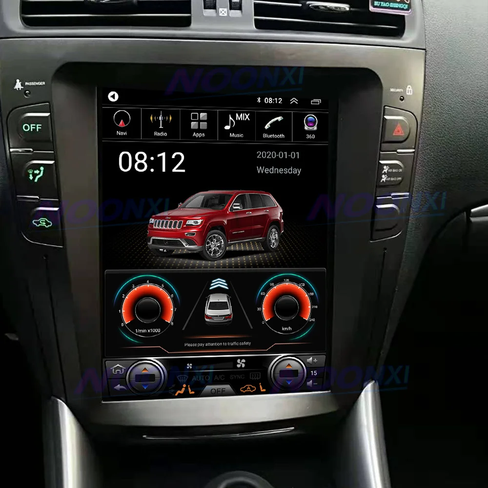 Radio con GPS para coche, reproductor Multimedia con Android, 128G, para Lexus IS, IS200, IS250, IS300, IS350