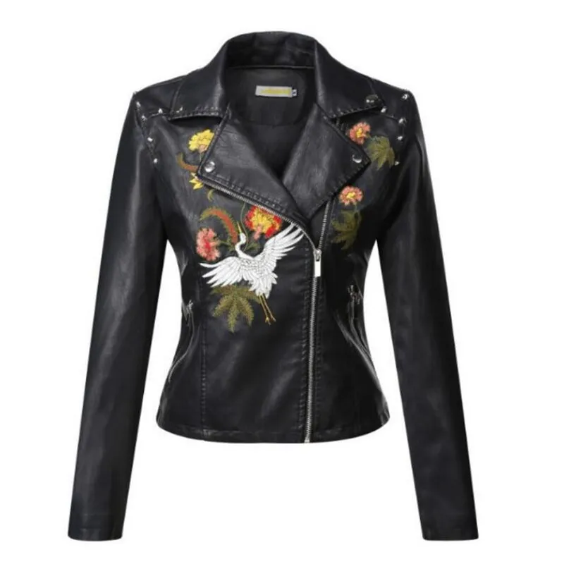 2021-autumn-fashion-embroidered-pu-leather-jacket-women-slim-punk-faux-leather-motorcycle-jacket-short-design-zipper-coats-r131