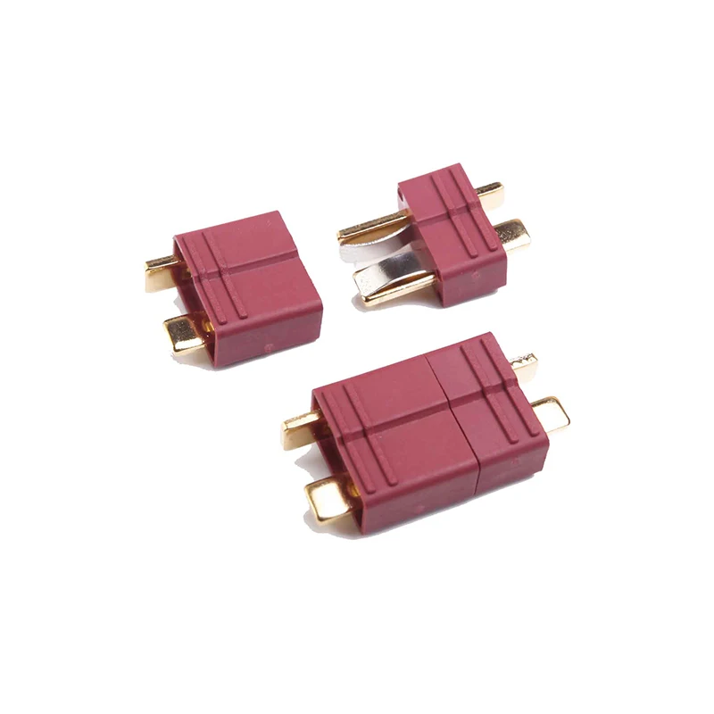 Amass 5 pairs of male and female amass new antiskid t plug is suitable for RC ESC / lithium polymer battery spare parts