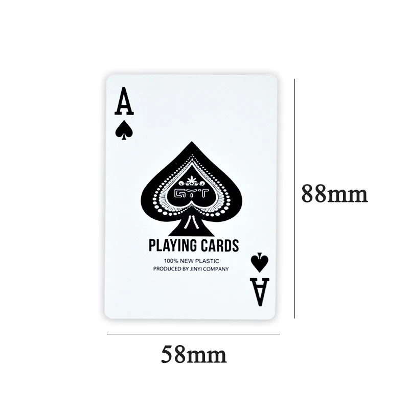 100% PVC Playing Cards Plastic Poker Card Game Waterproof Poker Texas Hold\'em Blackjack Game Dropshipping Gold Card Board Game