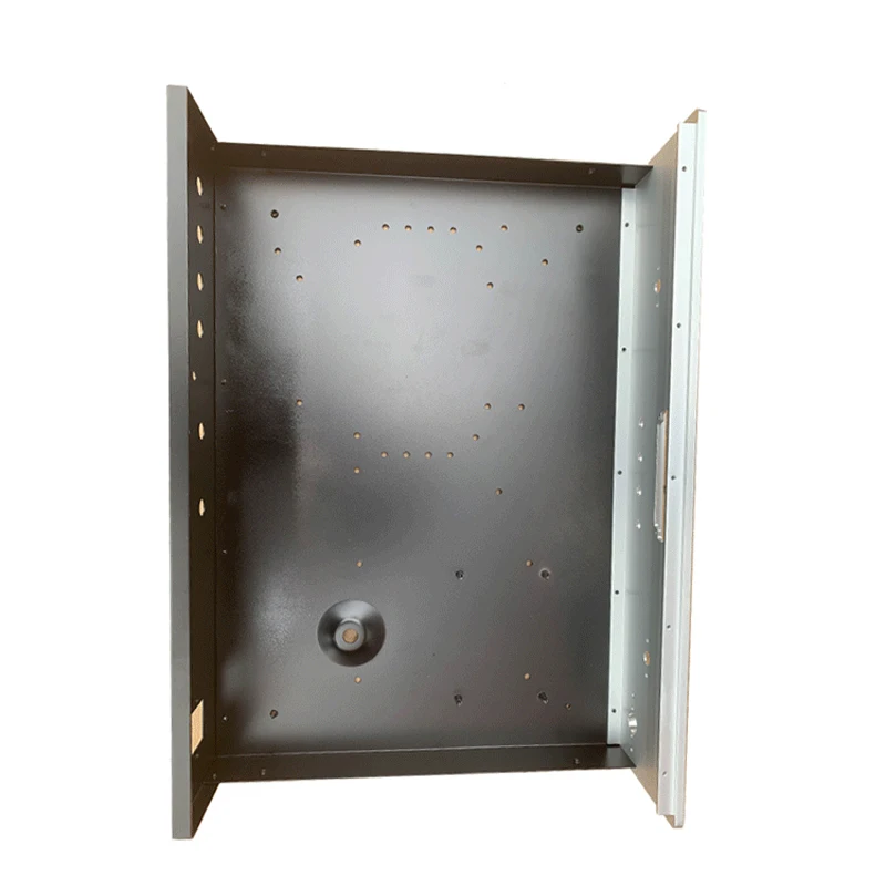 Chassi amplificador de potência, metal inteiro, preto, prata, painel frontal 430*100*310mm com placa de módulo Bluetooth