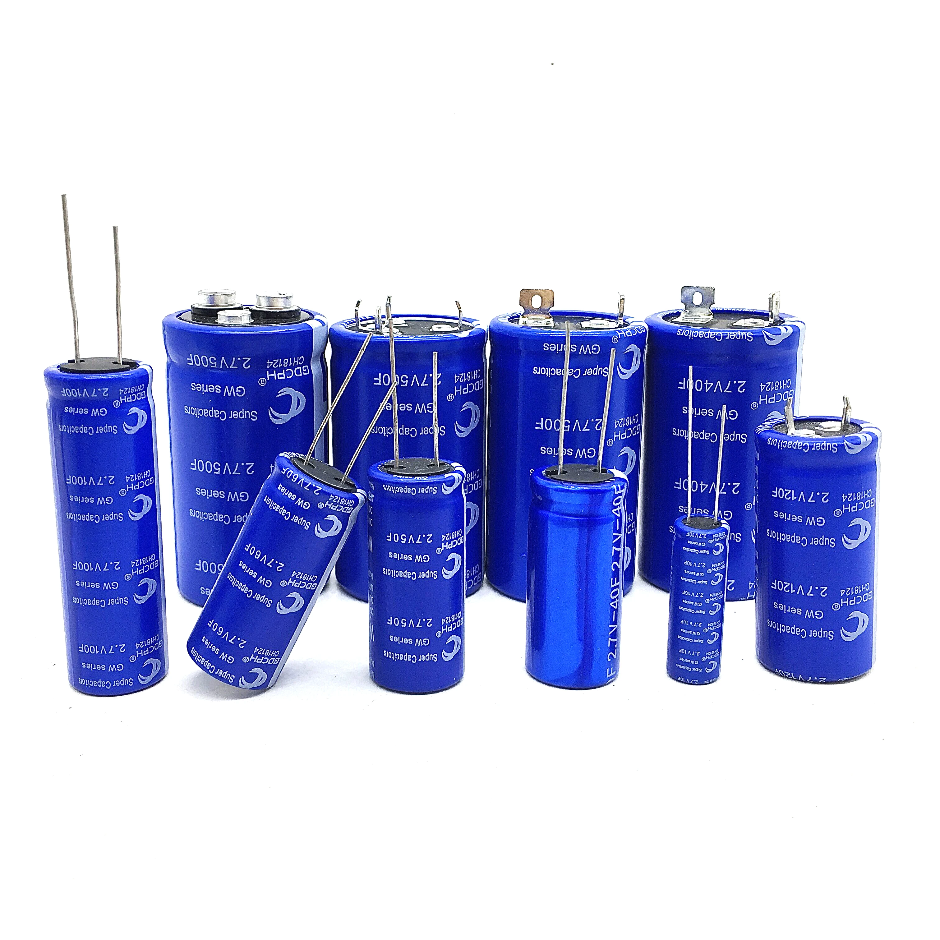 Supercapacitor 2.7V Serie 10F 40F 50F 60F 100F 120F 360F 400F 500F Fara Condensator Condensator Module Voor Automotive Gelijkrichter