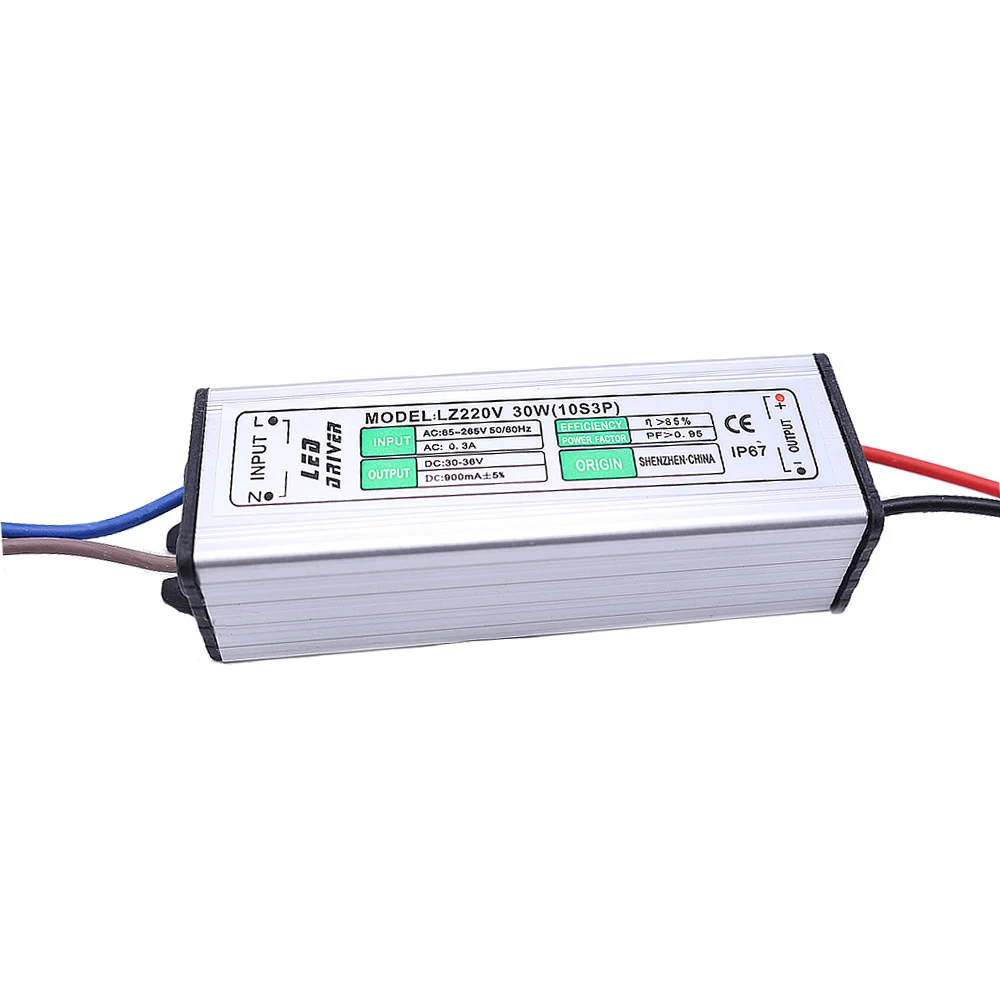 

30W 50W LED Driver 900mA 1500mA 30-36V High Power LED flood light dirver IP65 LED power supply Led floodlight driver