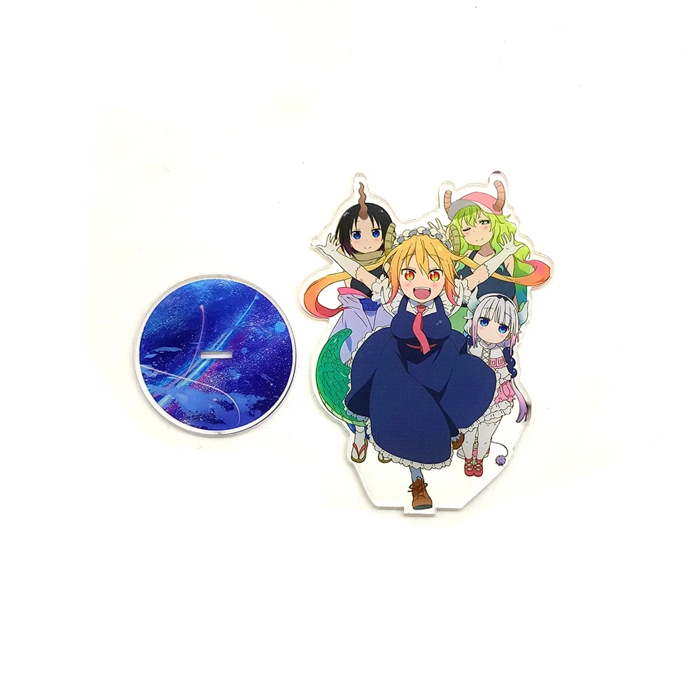 Kobayashi-san Chi No Maid Dragon family acrylic stand figure model plate holder cake topper ANIME