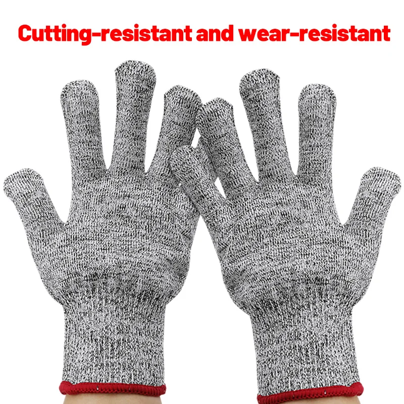 Gants de sécurité Anti-coupure de niveau 5, haute résistance, pour la cuisine, résistants aux coupures pour la viande de poisson