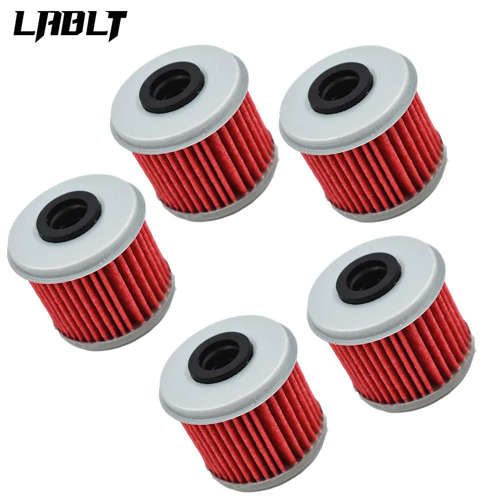 

5x Oil Filter For Honda CRF 150R 250R 450R 250X 450X Husqvarna TE TC TXC 250