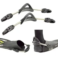 Correa de talón con resorte para aletas de buceo de 3 tamaños con hebillas de liberación rápida, repuesto para aletas de buceo