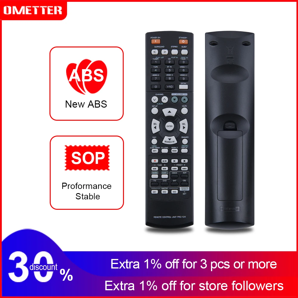 New remote control suitable for sherwood AV player RD-7503 PRC-124 controller