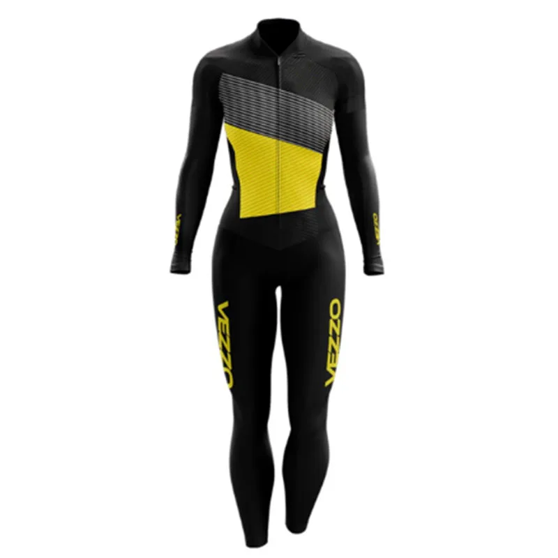 Fitness Cycling Jumpsuit Women's Bike Clothing Long Sleeve Winter Lycra Sets Free Shipping Factory Direct Collected