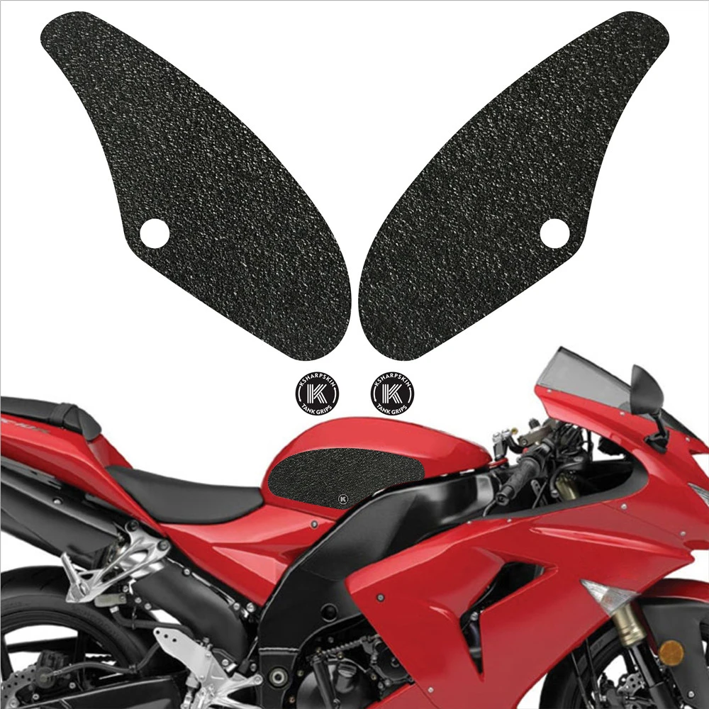 

KSHARPSKIN Fuel tank grip motorcycle sticker Fuel tank side protection decal for KAWASAKI 2004-2007 NINJA ZX-10R ZX 10R