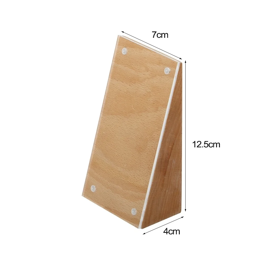 

Небольшая акриловая прозрачная Магнитная деревянная полка Цена Этикетка значок держатель рамка