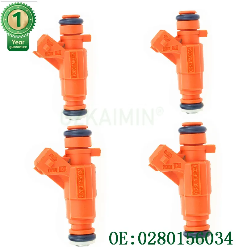 set of 4 high quality Fuel Injector/ Injection Valve 0280156034   0 280 156 034 for Citroen C2 C3 Xsara Berlingo