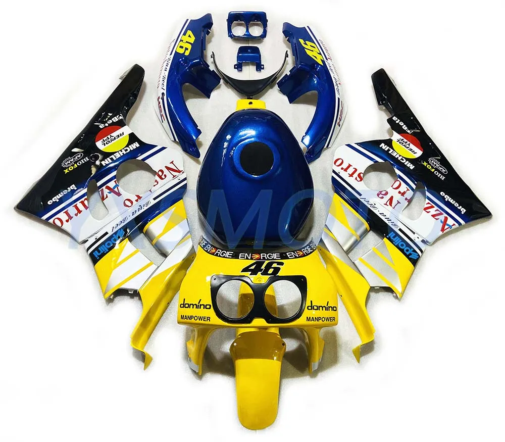 brand new ABS fairings for Honda CBR400 CBR 29 issues yellow white blue bodywork fairing kit cbr 400 400cc cbr29 issues