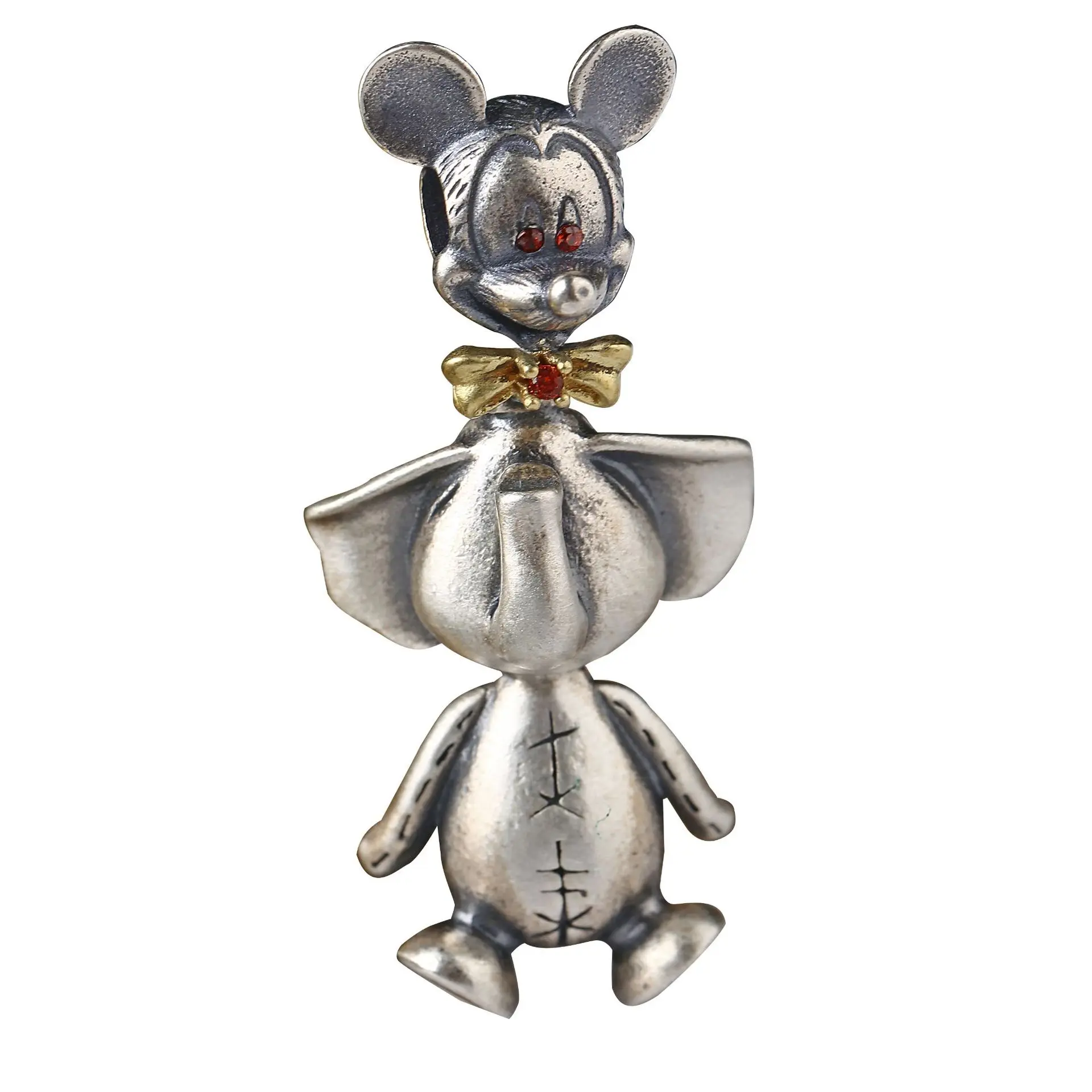 

Really 100% S925 Silver, Mickey Elephant, cute fashion kawaii playful style, same style for men and women