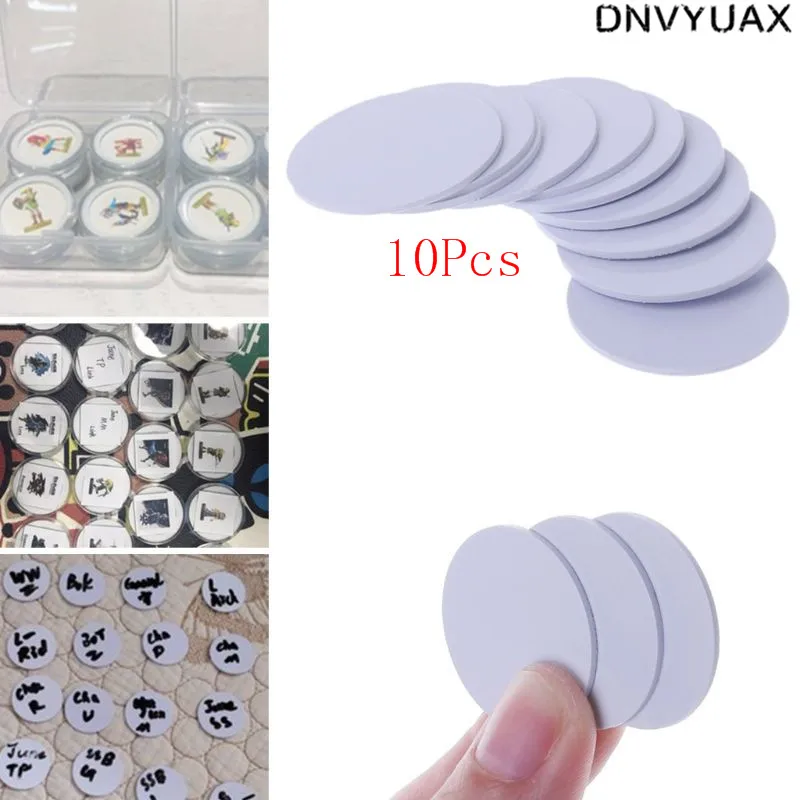 10 Pcs Hard PVC NFC Tag PVC Coin Sticker NFC Chips Ntag 215 Smart Phones Available Diameter 25mm