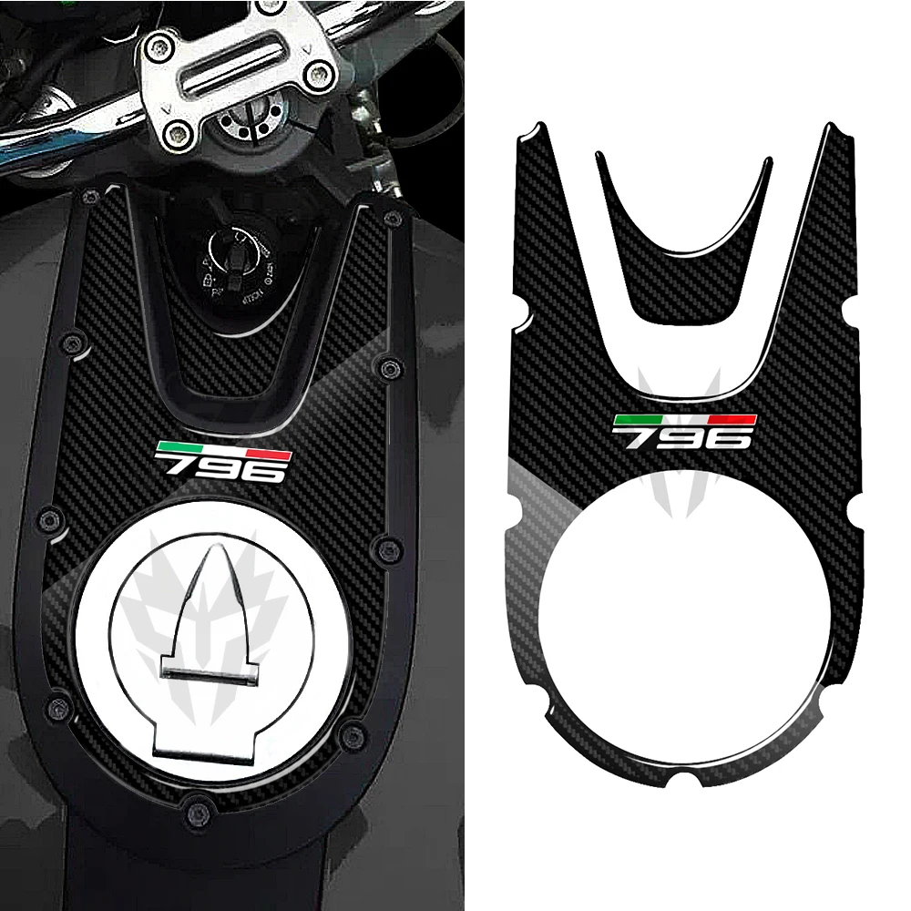 

3D Carbon-look Motorcycle Front Gas Fuel Tank Cover Protector Tank Pad case for Ducati Monster 796 2008-2014