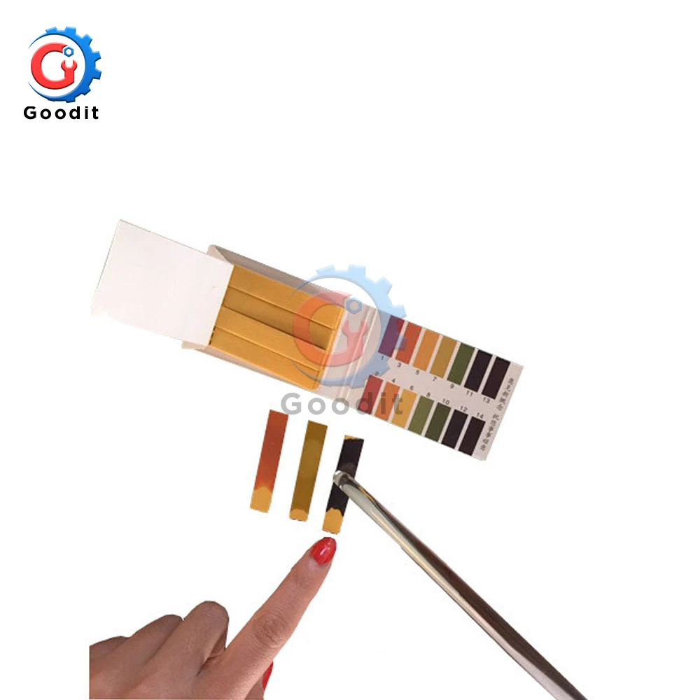 80 Strips PH Meters Indicator Paper PH Value 1-14 Litmus Testing Paper Tester Urine Health Care Paper Water Soilsting Kit