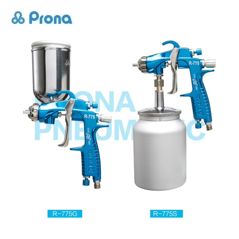 Prona R-775 Paint Spray Gun for Cars R775 Universal Pneumatic Tool Mini Painting Pistol Sprayer Power Tools Air Guns W77 Cup