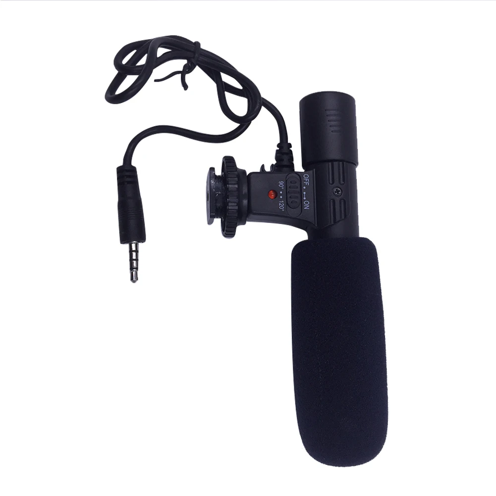 3 5mm Stereo Camera Microphone VLOG Photography Interview Digital Video Recording Microphone for DSLR Camera