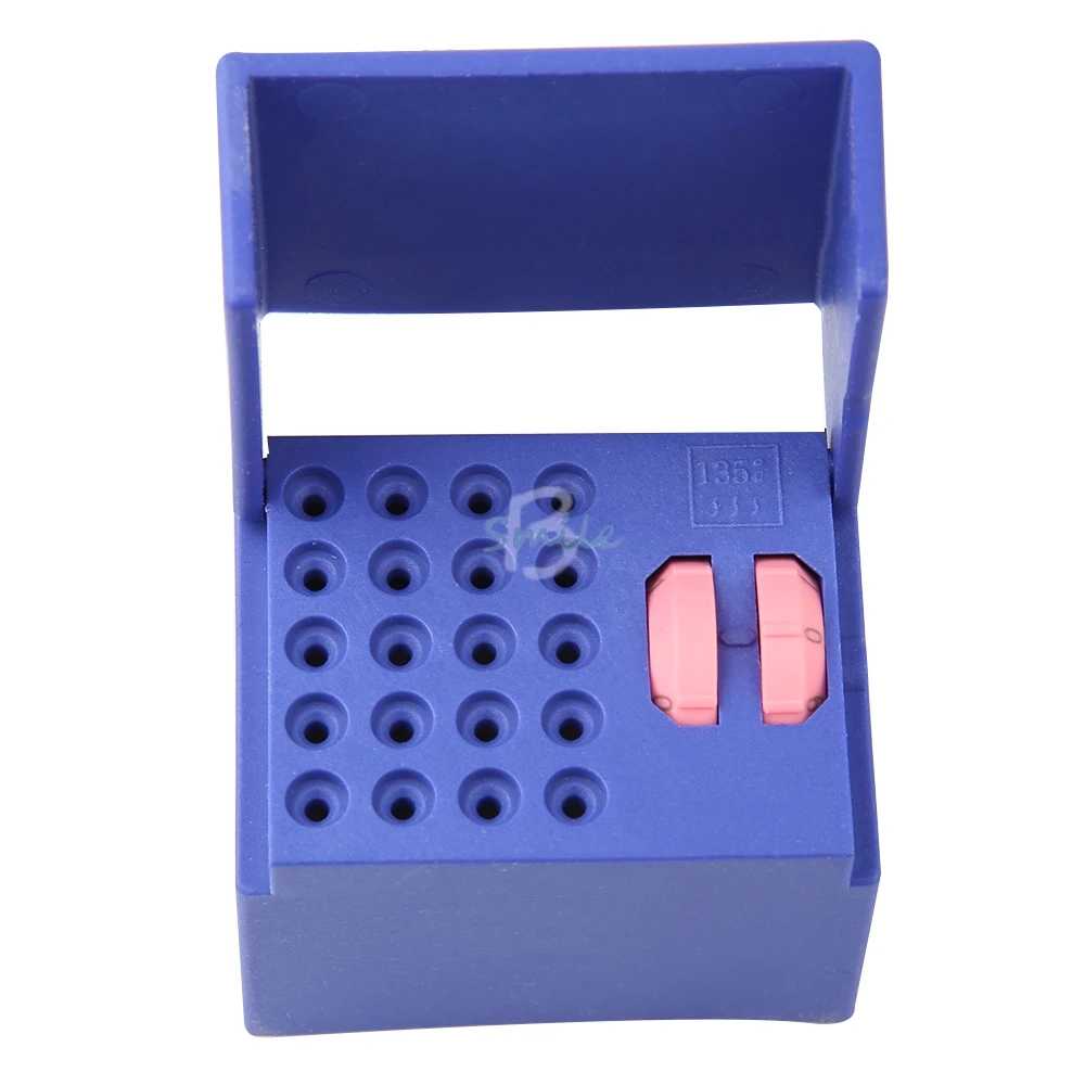 20 Holes Dental Endo File Box holder Autoclavable Disinfection Endodontic Holder root canal files Counter Measure Case tool