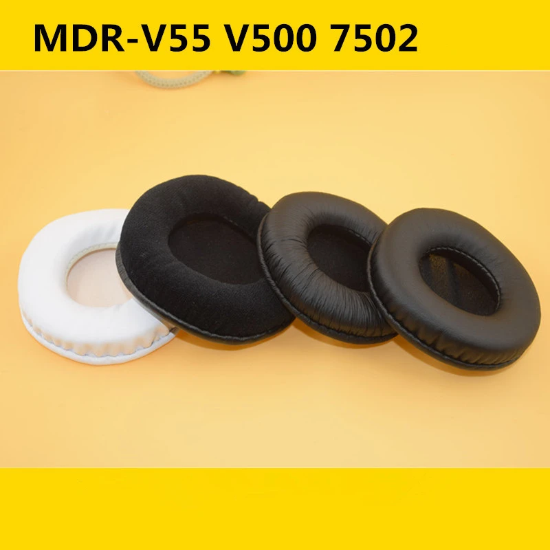 1 Pair Ear Pads Ear Cushions Replacement for Sony MDR-V55 MDR V500 V500DJ V55 MDR-7502 Headphones for Audio Technica ATH-WS99