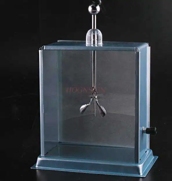 physical experiment equipment for A pair Foil Electroscope Student Group Teacher Using Triboelectric Static Electricity