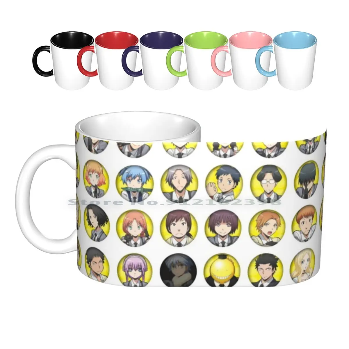 Assassination Classroom All Characters Ceramic Mugs Coffee Cups Milk Tea Mug Assassination Classroom Assassination Classroom