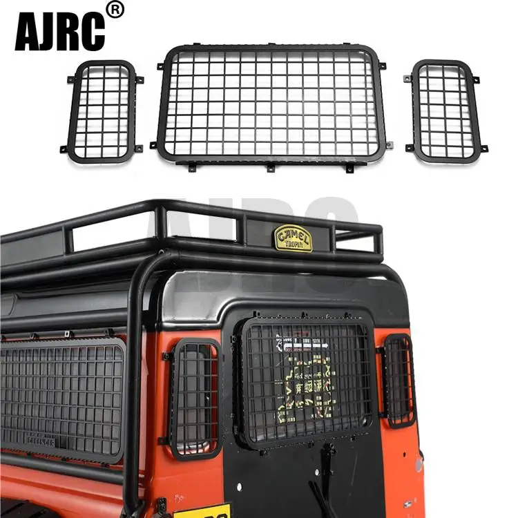 

For Trax Trx4 Defender 82056-4 Trx-4 Metal Three-dimensional Window Mesh, Side Window Mesh, Rear Window Mesh