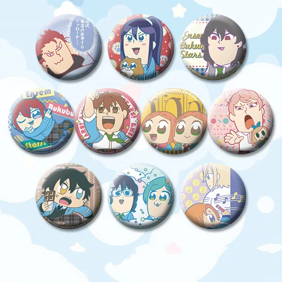 1pc Ensemble Stars 58mm Pins Brooch Pop Pipi Super Funny round Brooch icons anime Game Fans