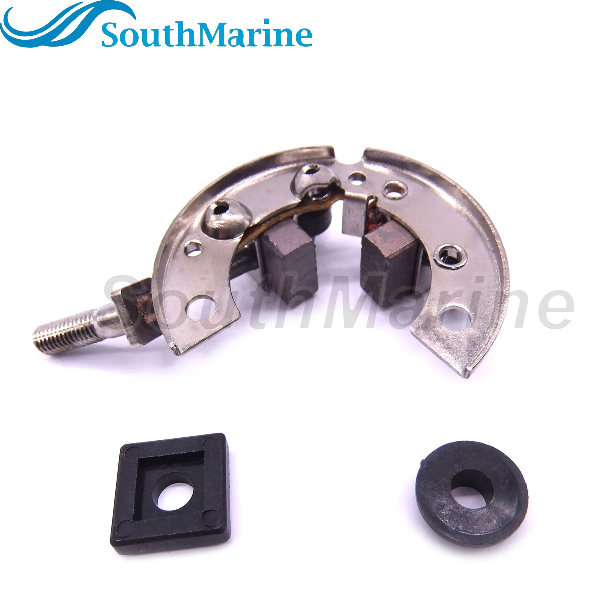 Suporte da escova do motor 689-81840-11 do barco para o motor de partida 6hp 8hp de popa de yamaha 9.9hp 25hp 30hp 40hp 50hp 60hp 70hp, sierr