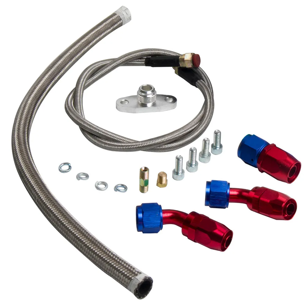 Oil Feed Line + Return Drain Line for Nissan Safari Patrol 4.2 TD TD42 GQ GU Y60